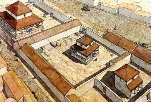 Coulon Restitution des temples d'Argentomagus (J.-C. Golvin) (002)