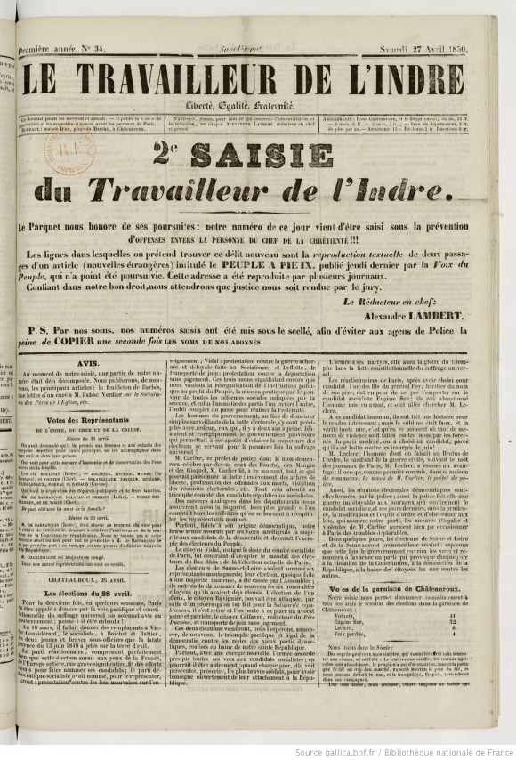 Travailleur de l'indre